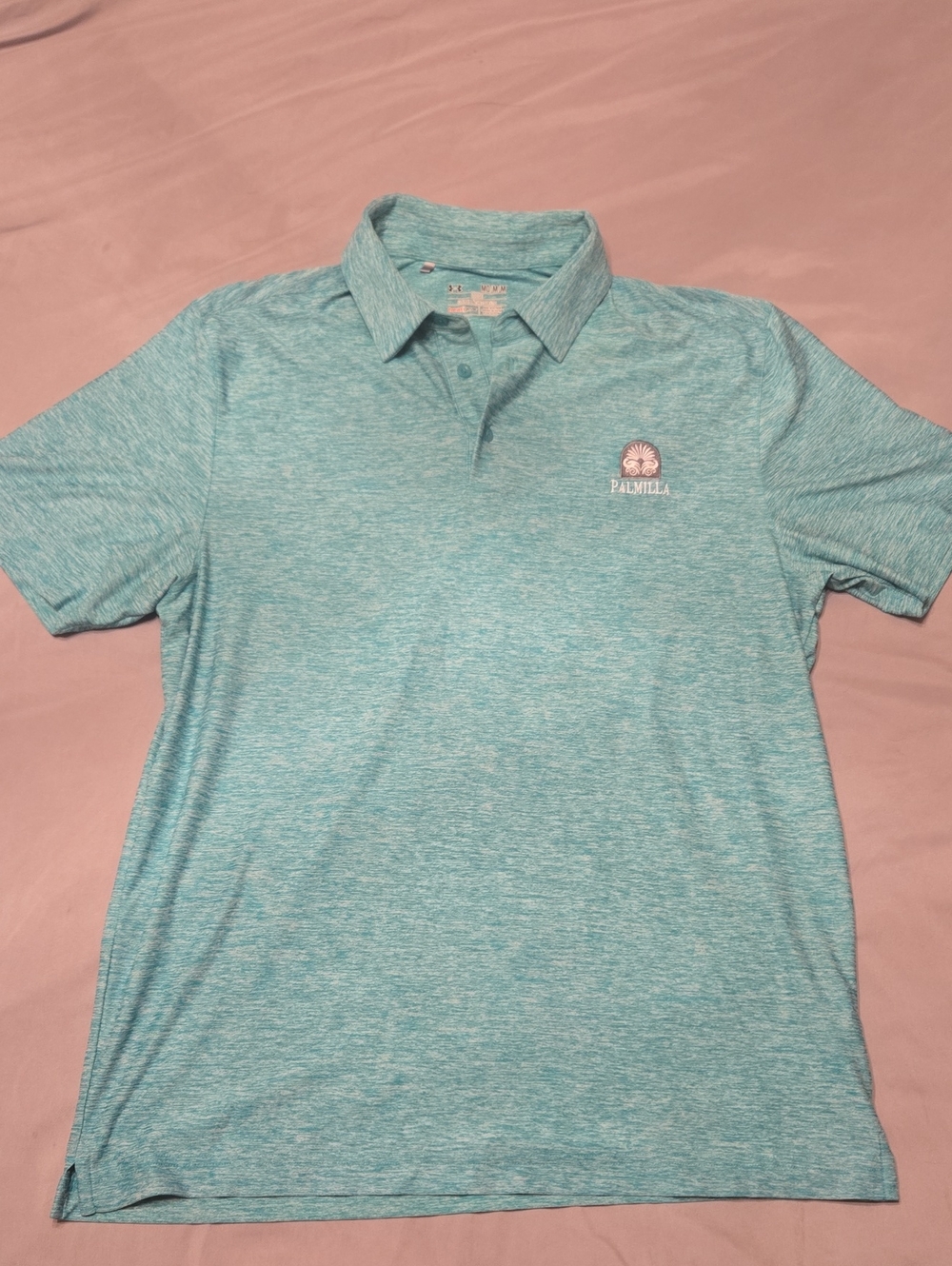Under Armour Teal Heather Performance Polo